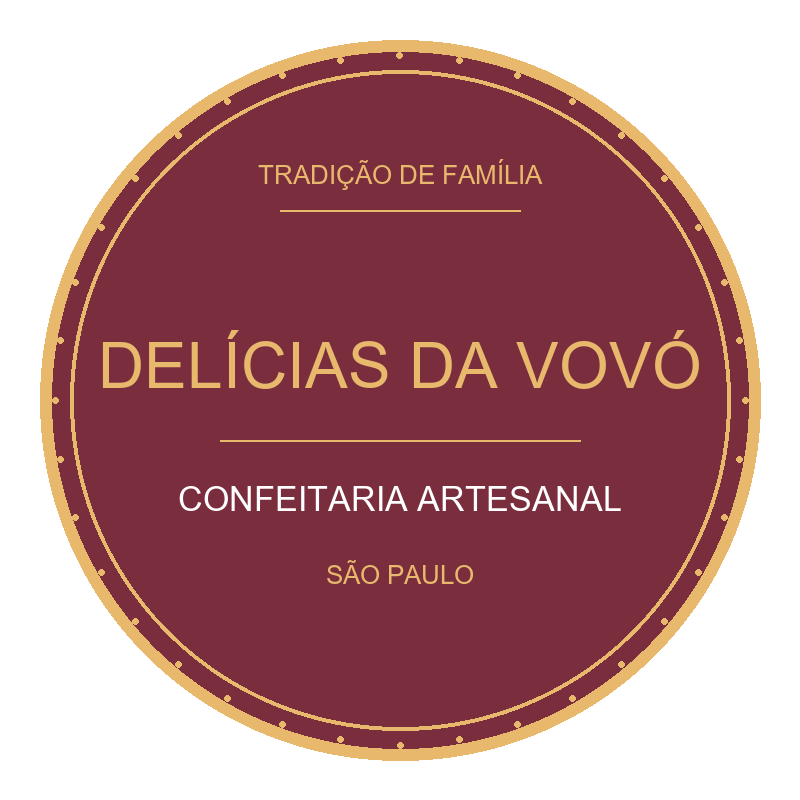 Logotipo Oficial Confeitaria Delícias da Vovó
